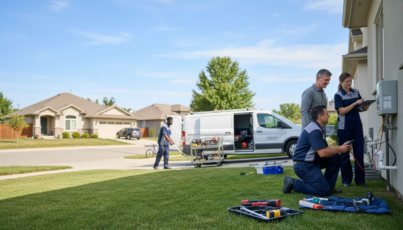 Tankless water heater service in Slippery Rock, PA